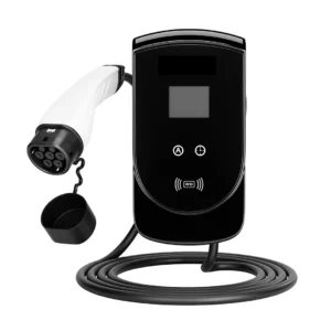 3 Fázisú Elektromos Autó Fali Töltő, 22kW (3x32A) 5m TYPE 2 Töltőkábellel