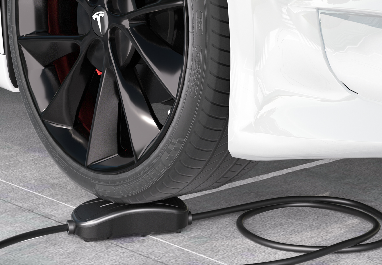 Goodlink 3.5 kW Mini hordozható elektromos autó töltő, Type 2-g