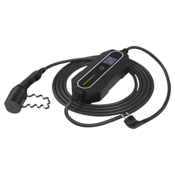 Állítható erősségű hordozható elektromos autó töltő, 3,7kW (Type2) - Image 2